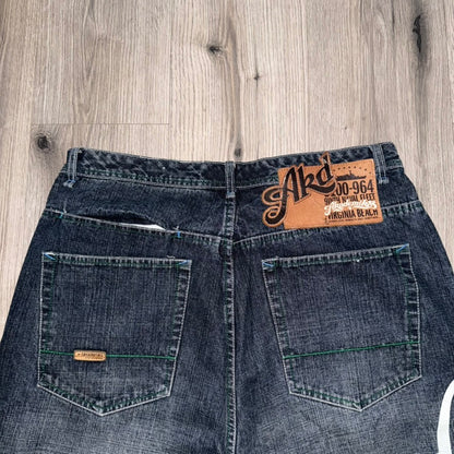 Akademiks Baggy Jean Shorts