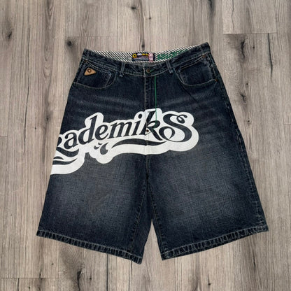 Akademiks Baggy Jean Shorts