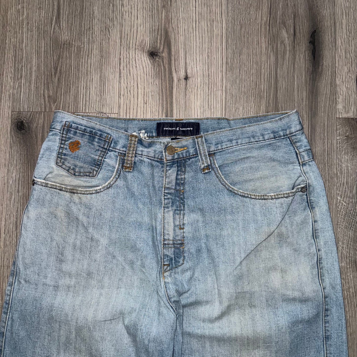 Roca Wear Baggy Denim Jeans